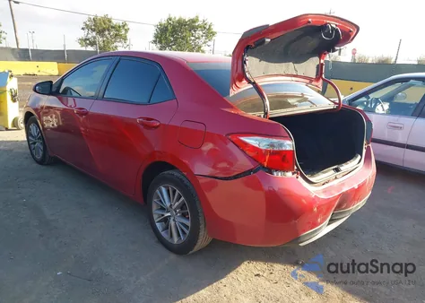 2014 Toyota Corolla Le Plus z USA, uszkodzony, nr VIN 2T1BURHE1EC204417